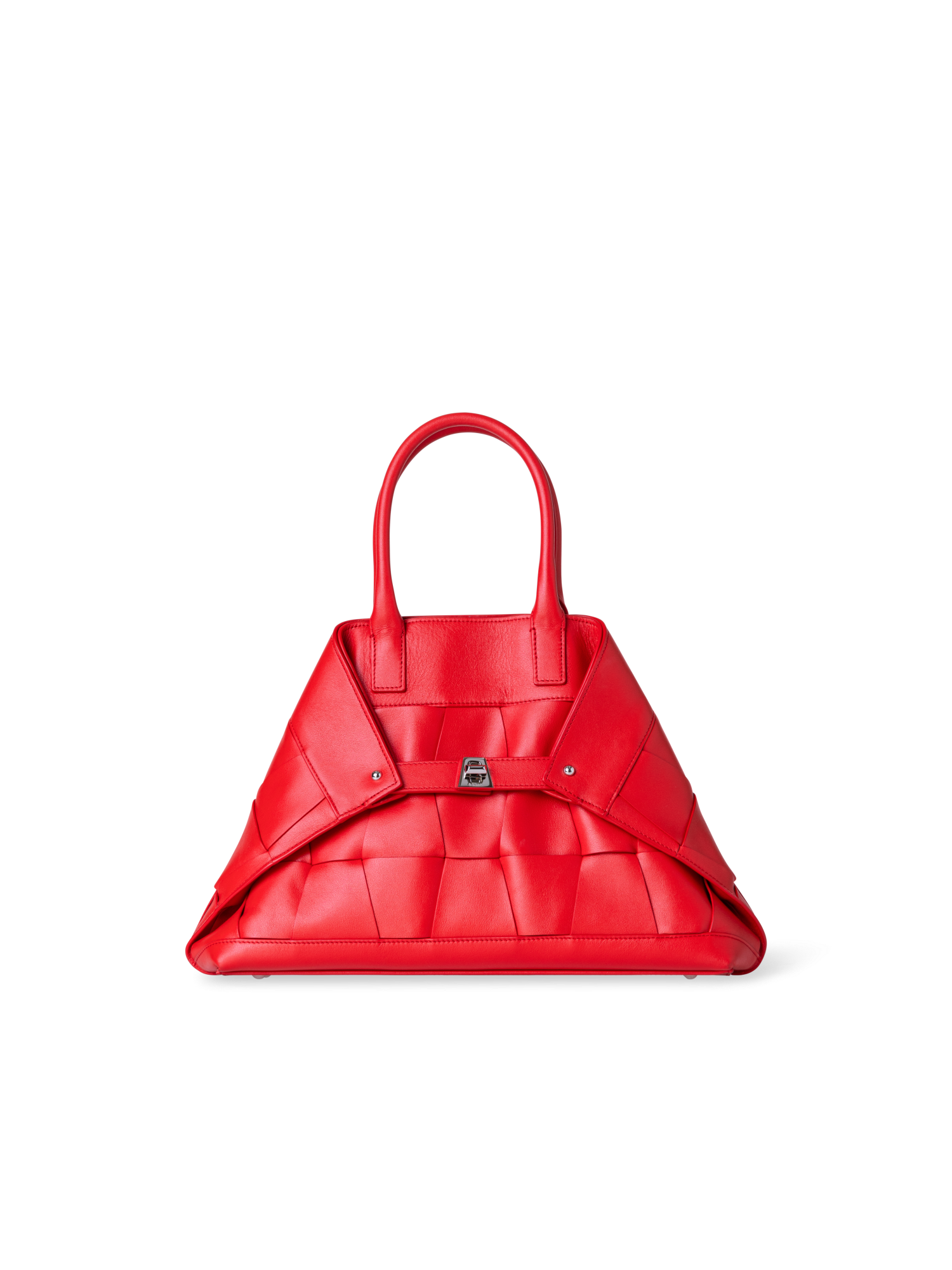 Designer Ai Small Top Handle Tote - Rot