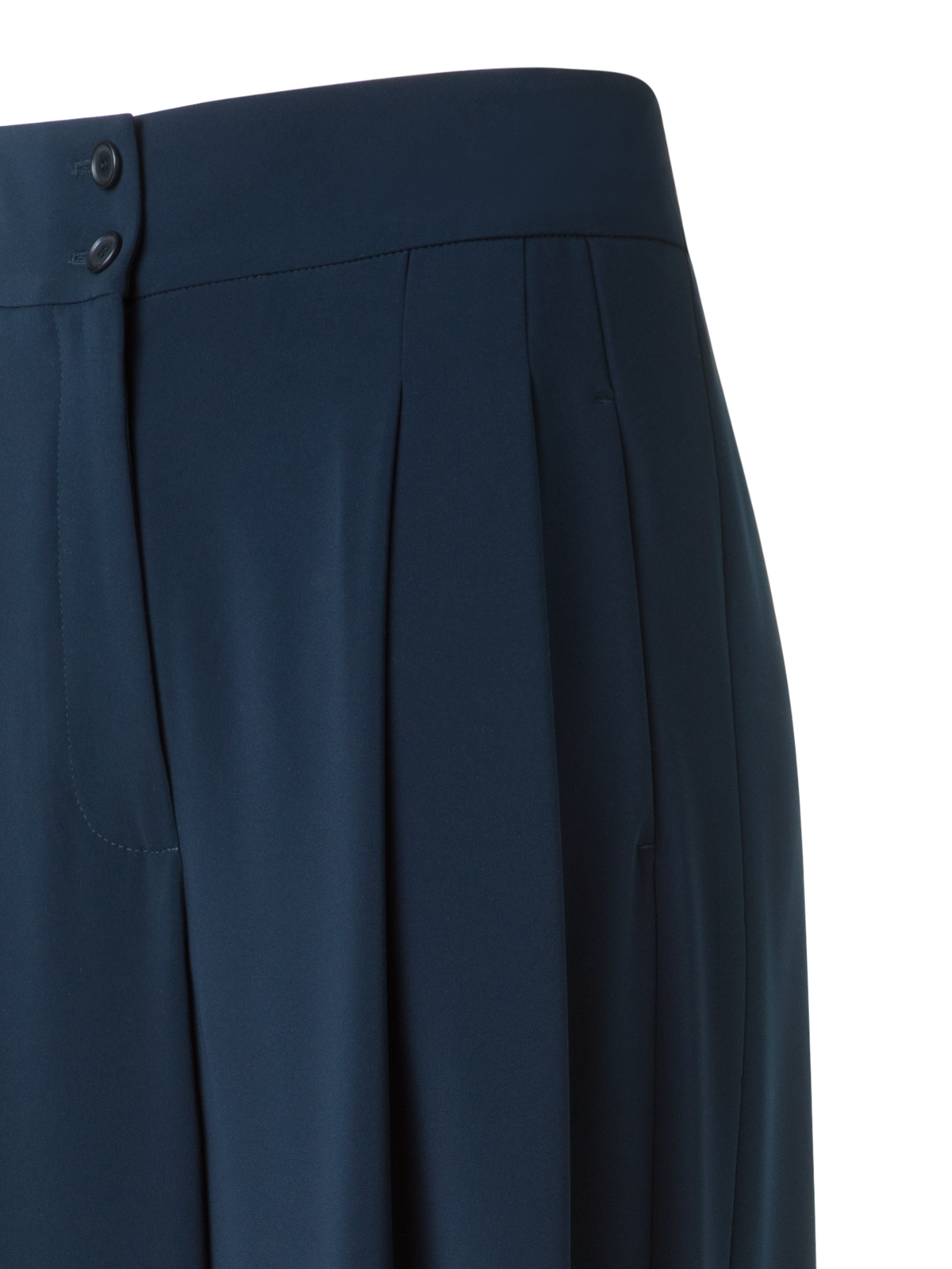 Designer Weite Hose im Signature Laser Cut - Dunkelblau - Blau