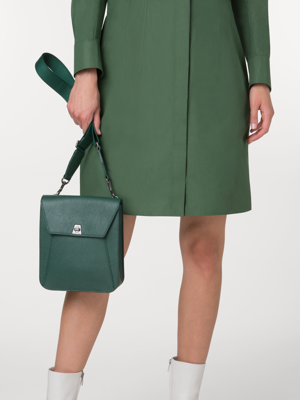 Designer Anouk Little Messenger Bag - Grün