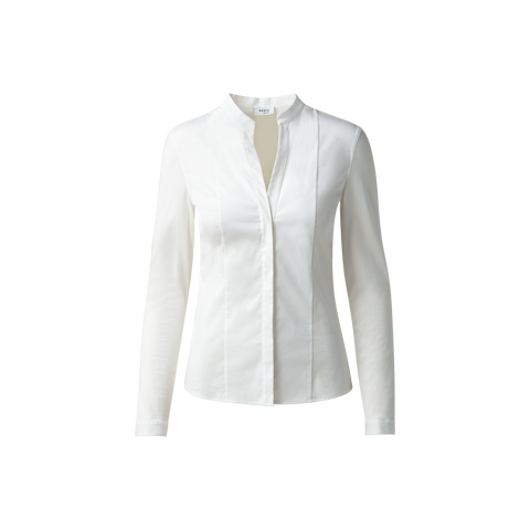 Bluse aus Baumwolle mit Stretchanteil