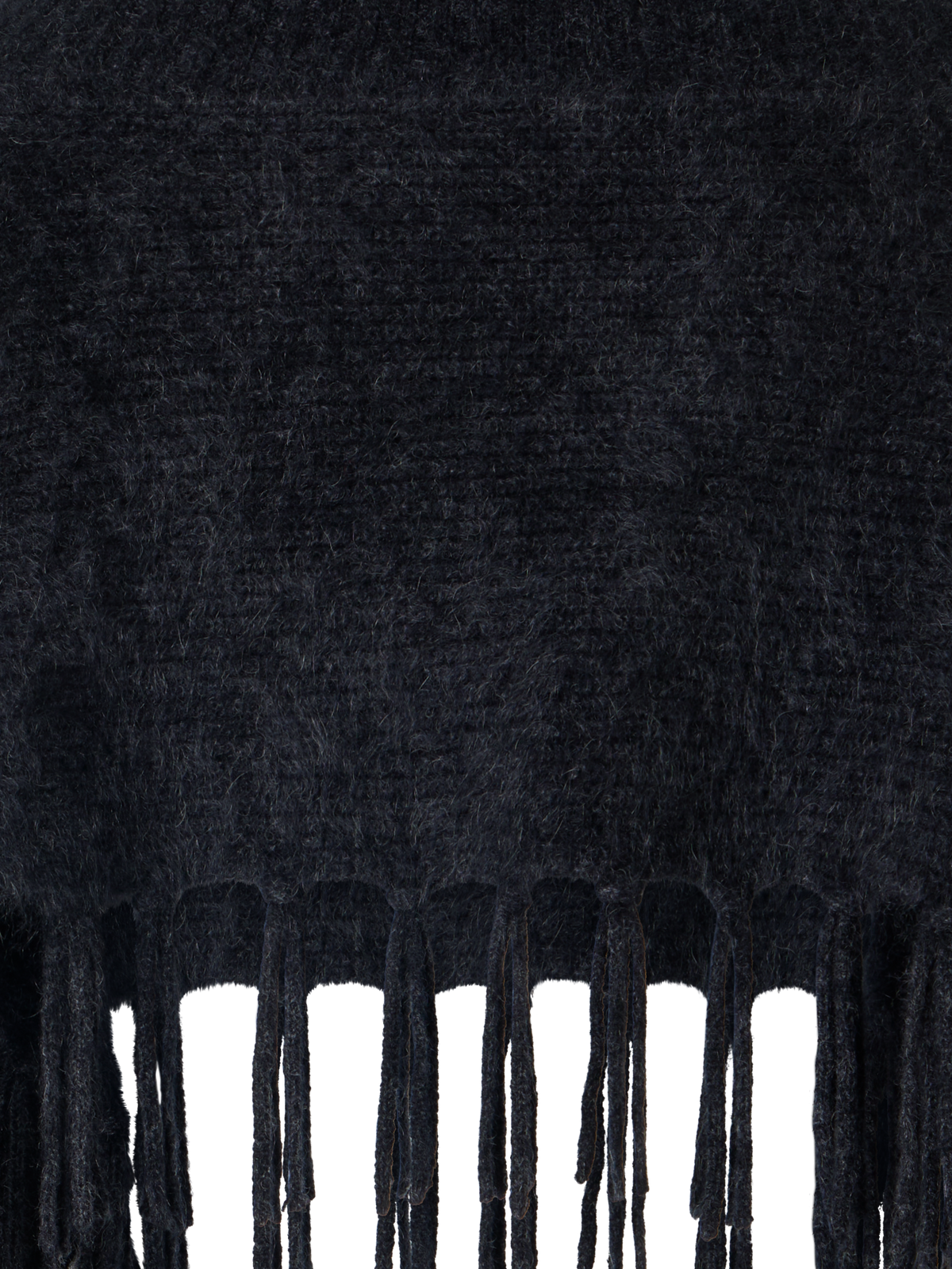Designer Cape-Schal aus Cloud Cashmere mit Rollkragen - Grau