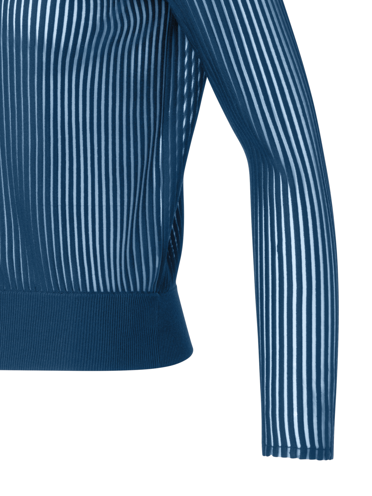 Designer Strick-Cardigan aus Seidenmischung - Blau