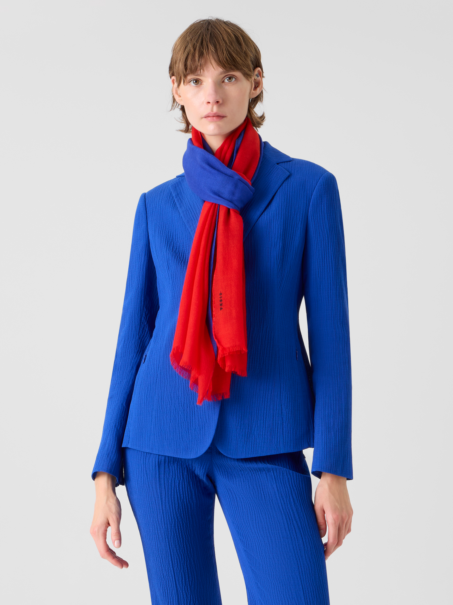 Designer Kaschmirschal mit High-Plains-Druck - Bunt 