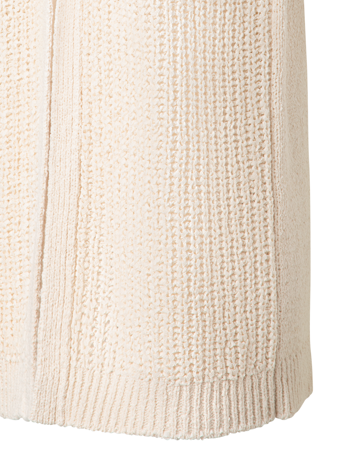 Designer Langer Chunky-Cardigan - Beige