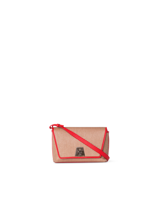 Designer Anouk Small Day Bag - Bunt - Beige - Rot