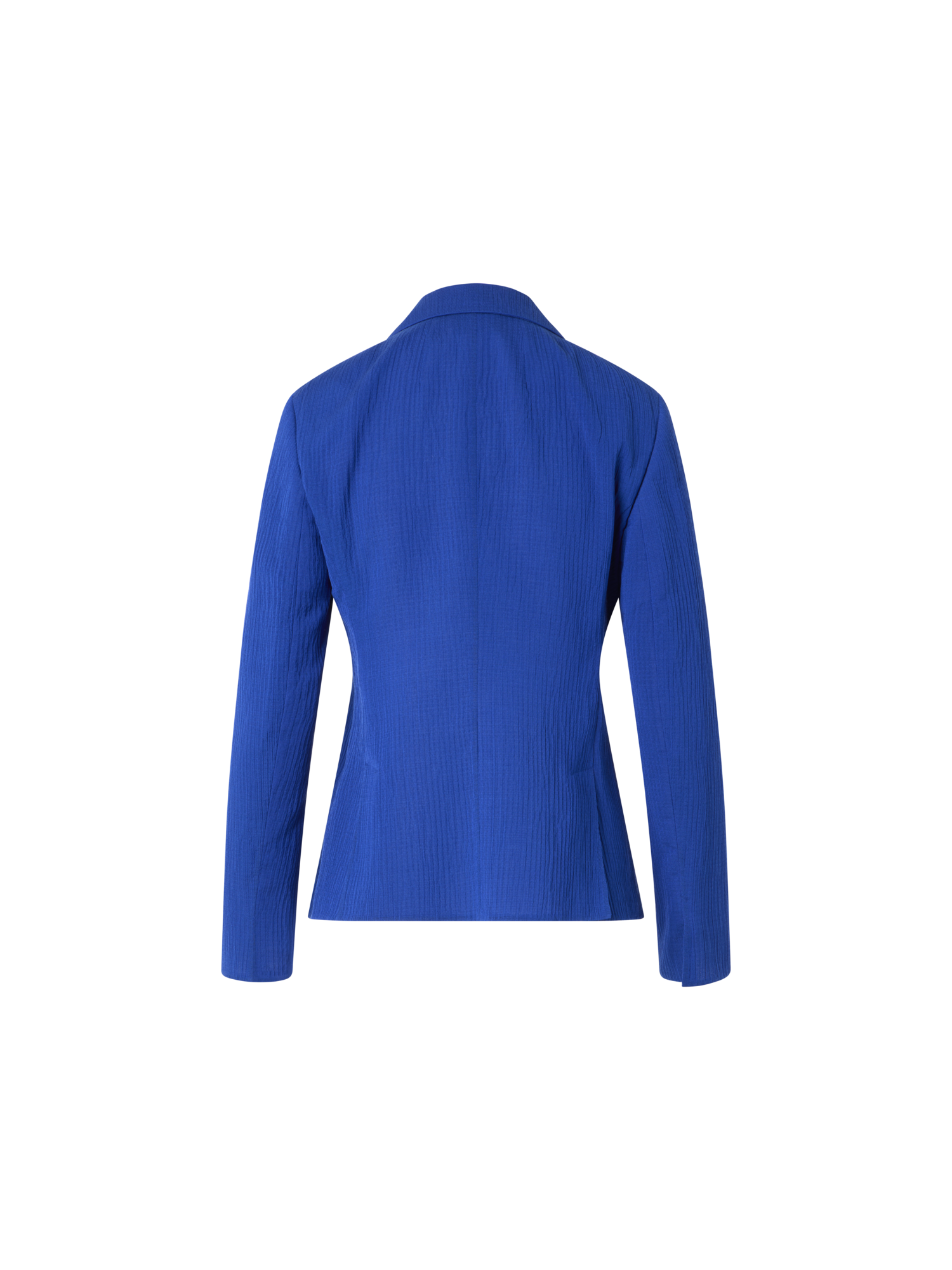 Designer Lavino Taillierte Jacke aus strukturierter Baumwollseide - Blau