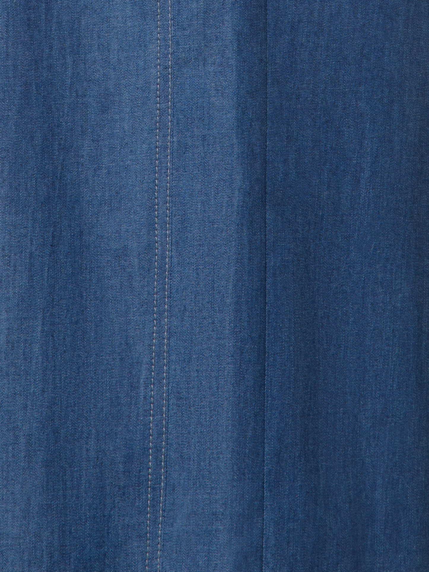 Designer Culottes Hose aus leichtem Baumwoll-Denim - Blau