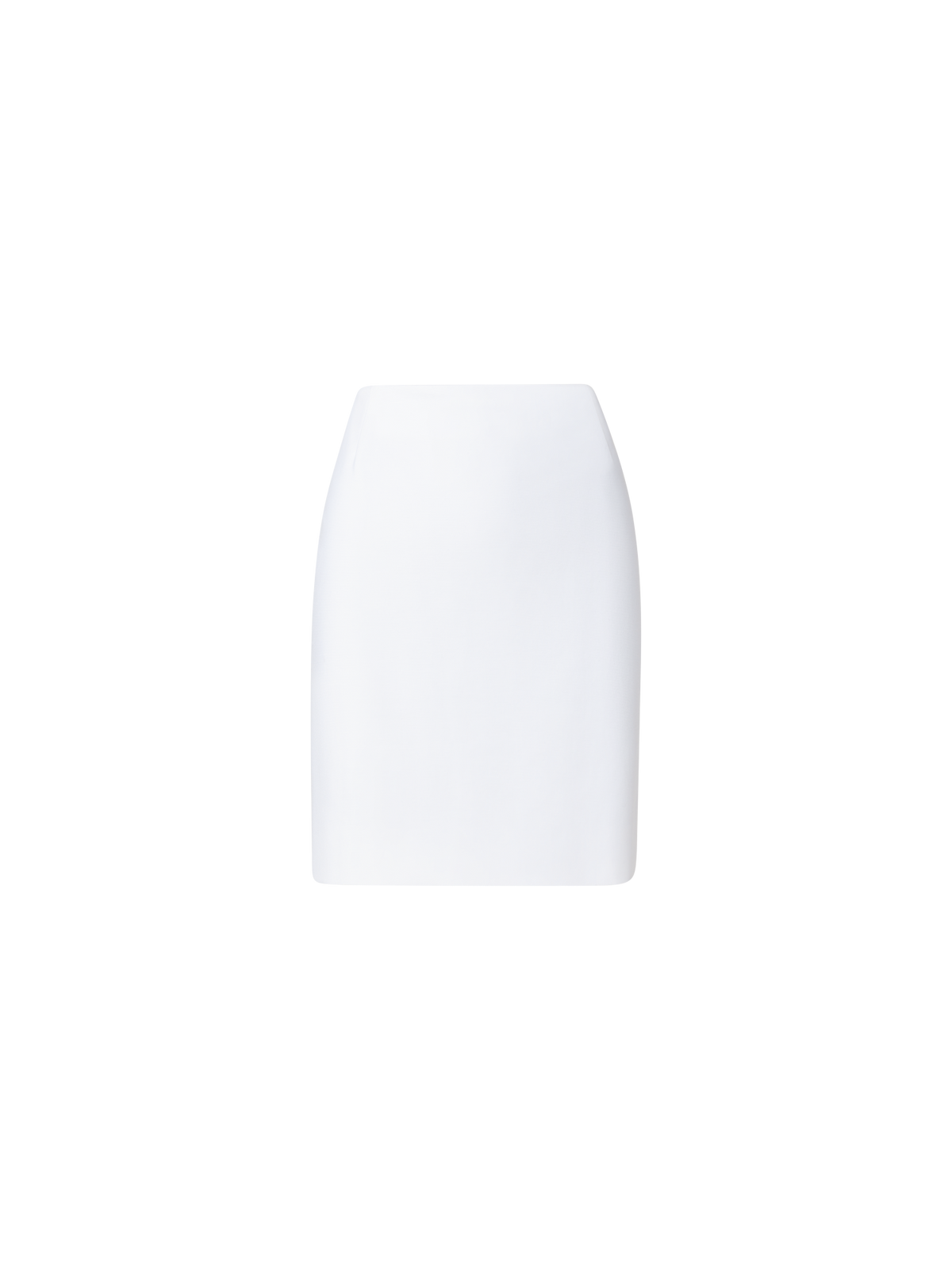 Designer Jersey Minirock - Ecru - Weiss