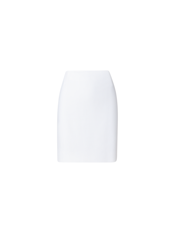 Designer Jersey Minirock - Ecru - Weiss