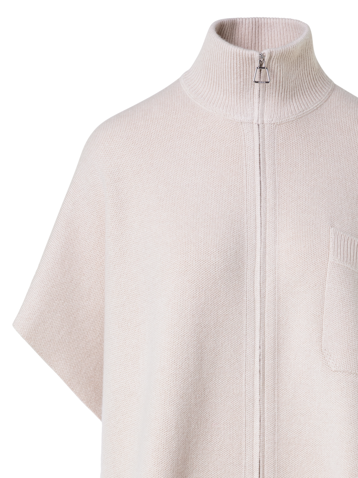 Designer Cape aus 100% Kaschmir Piqué - Beige