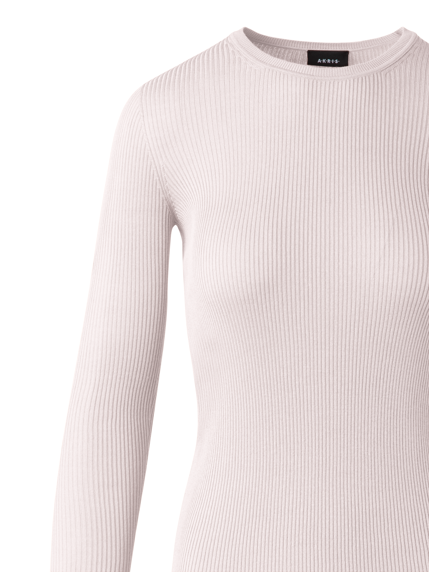 Designer Nahtloser Strickpullover aus Seiden-Baumwolle - Rosa