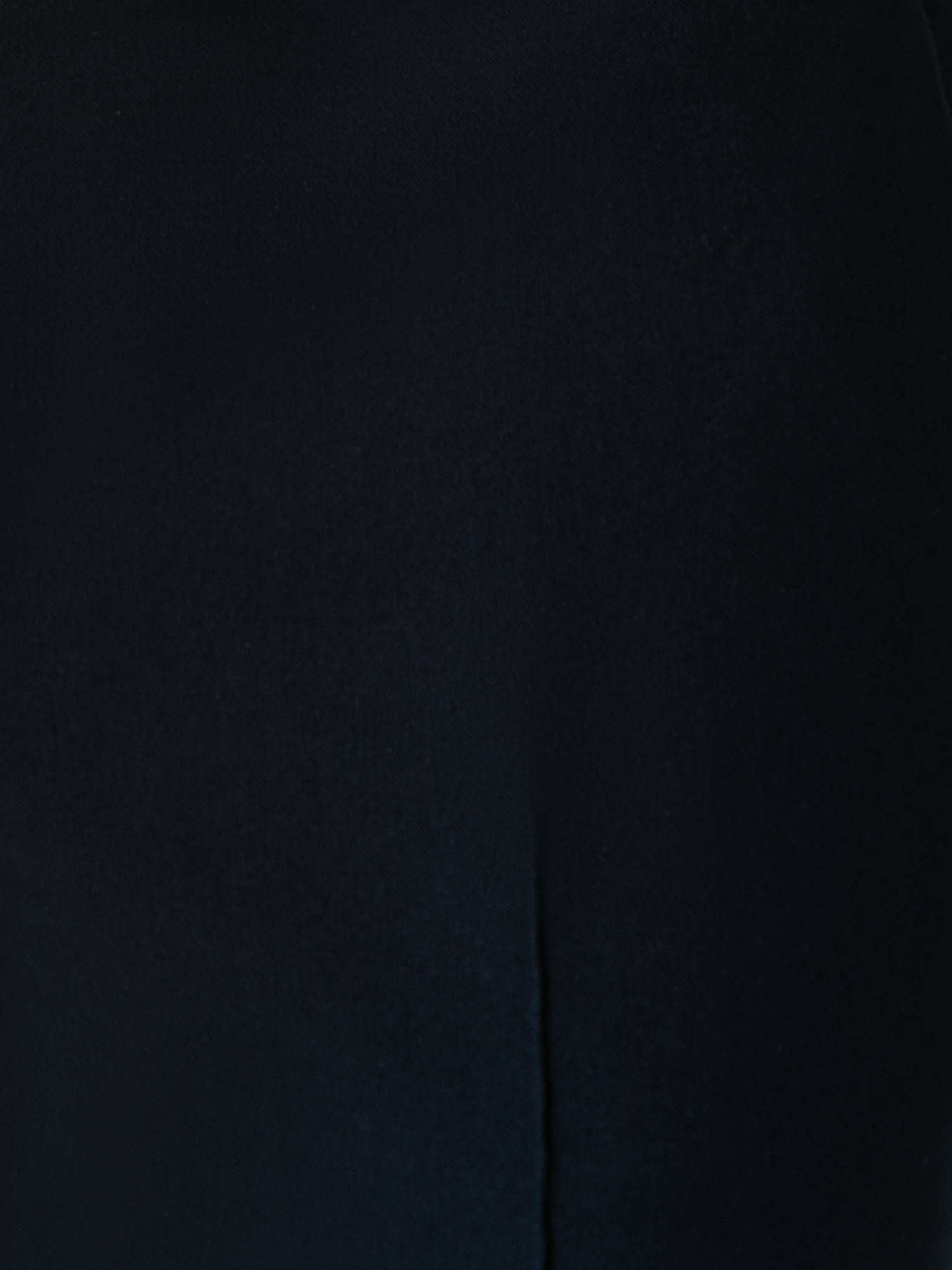 Designer Cropped Slim-Fit Hose aus Baumwolle - Dunkelblau - Blau