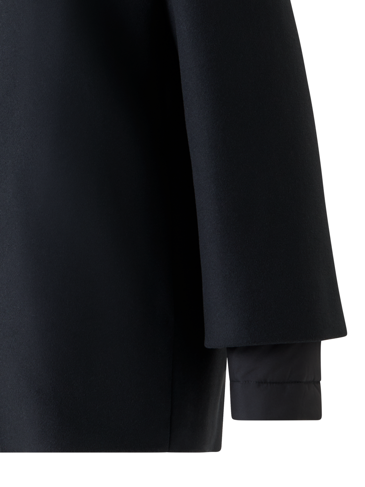 Designer 3-in-1 Kurzmantel - Schwarz