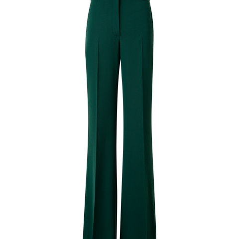 Wide Straight Wool Pants