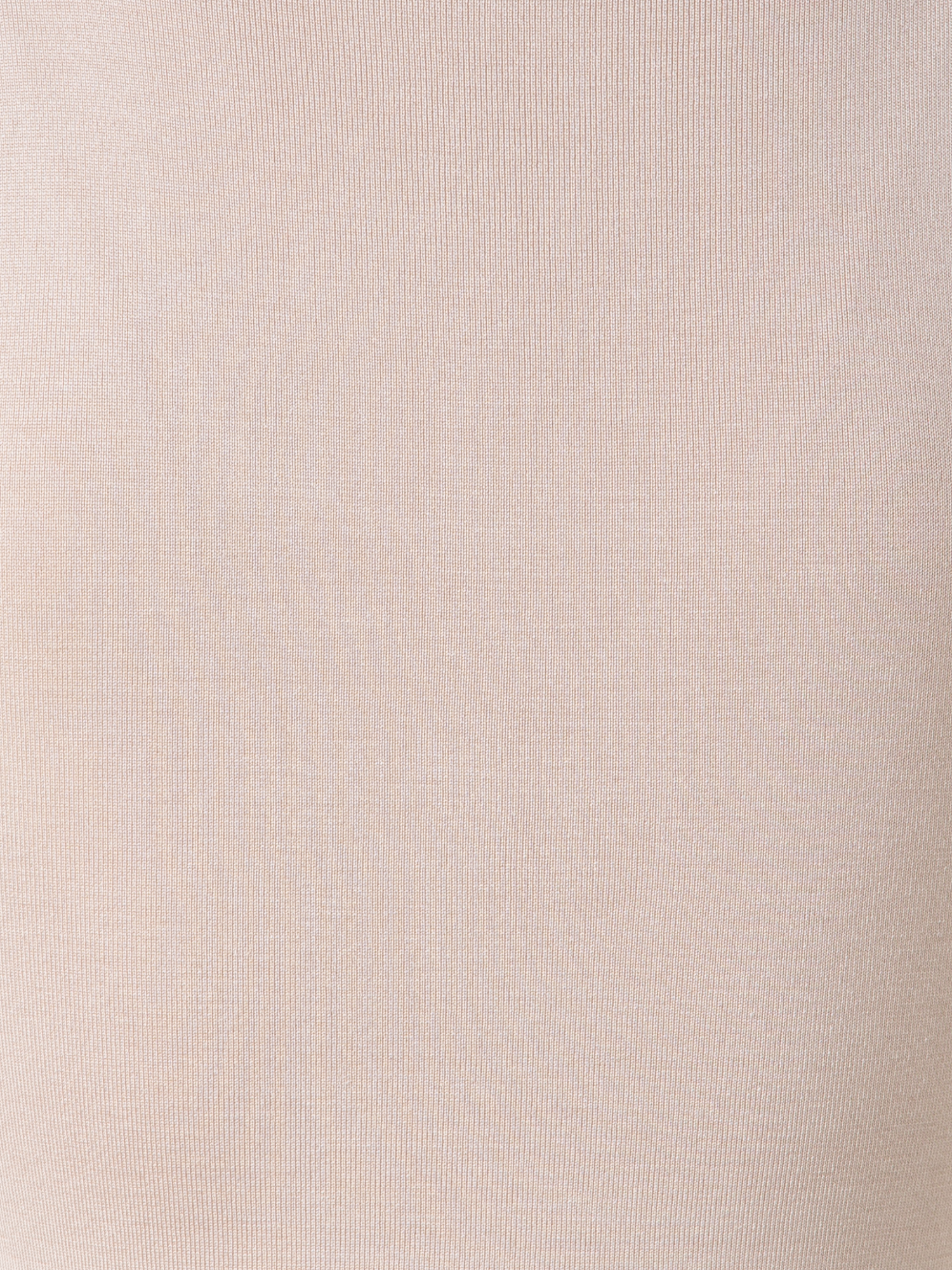 Designer Seiden-Stricktop - Beige