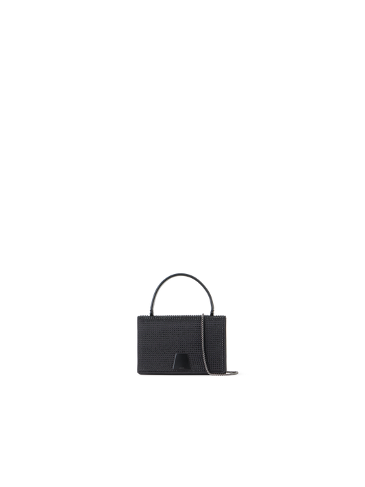 Designer Alice Mini Top Handle Bag - Schwarz