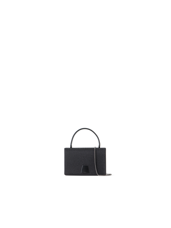 Designer Alice Mini Top Handle Bag - Schwarz