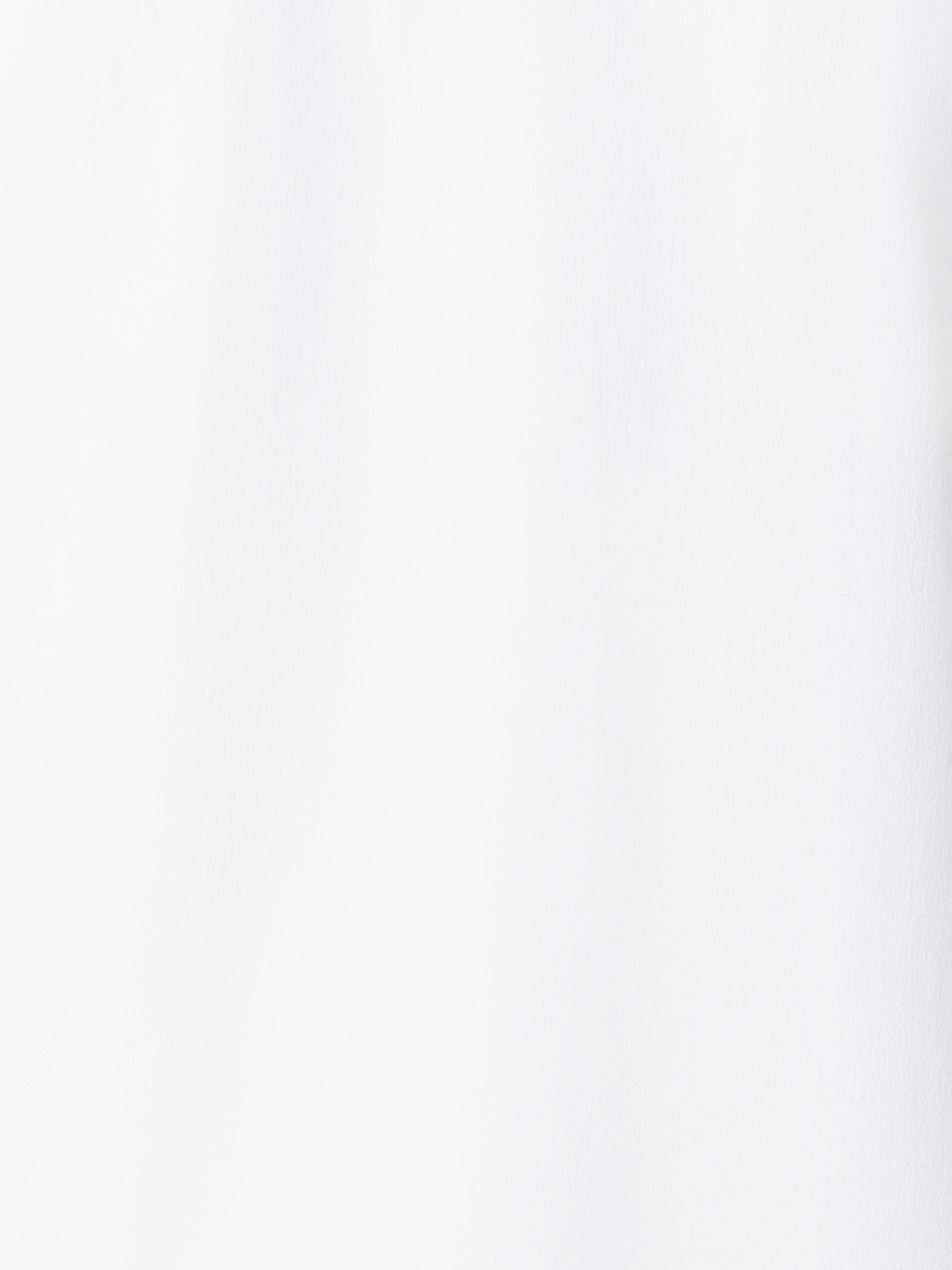 Designer Bluse aus Seiden-Crêpe - Ecru - Weiss