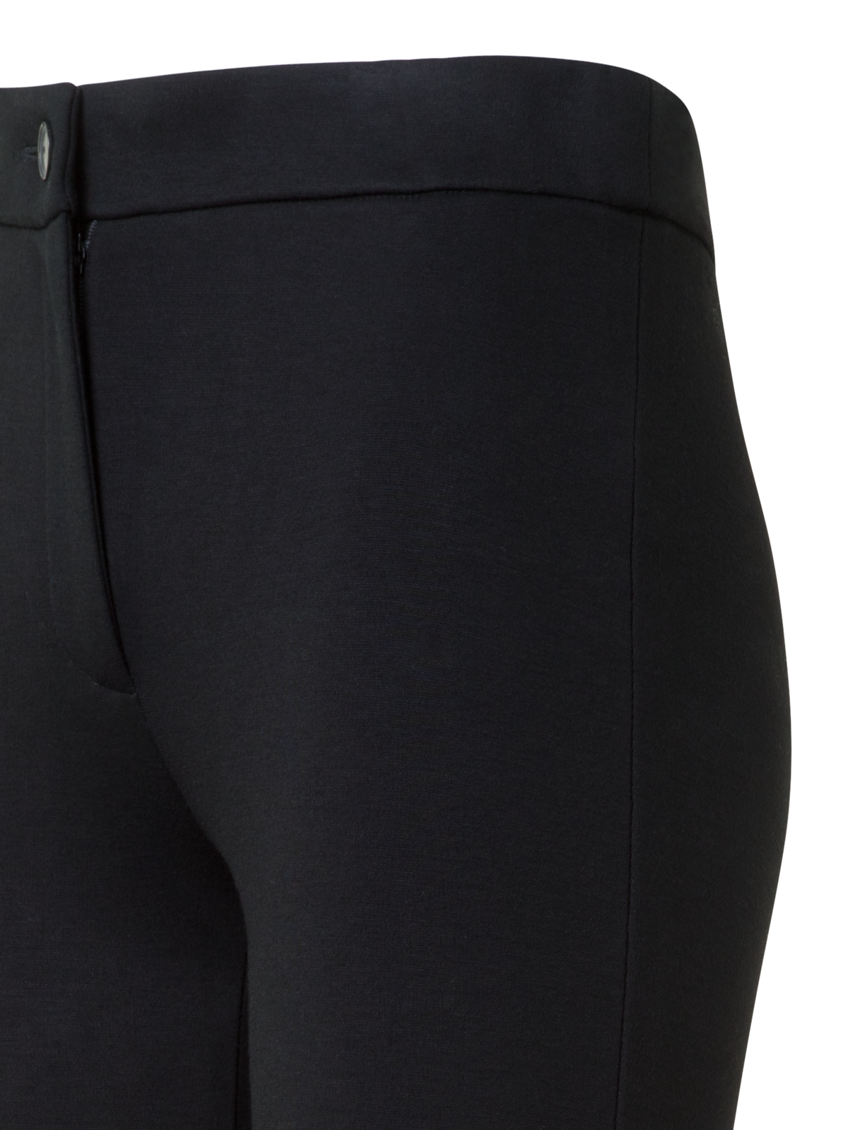 Designer Skinny Leggings aus Stretch-Jersey - Schwarz