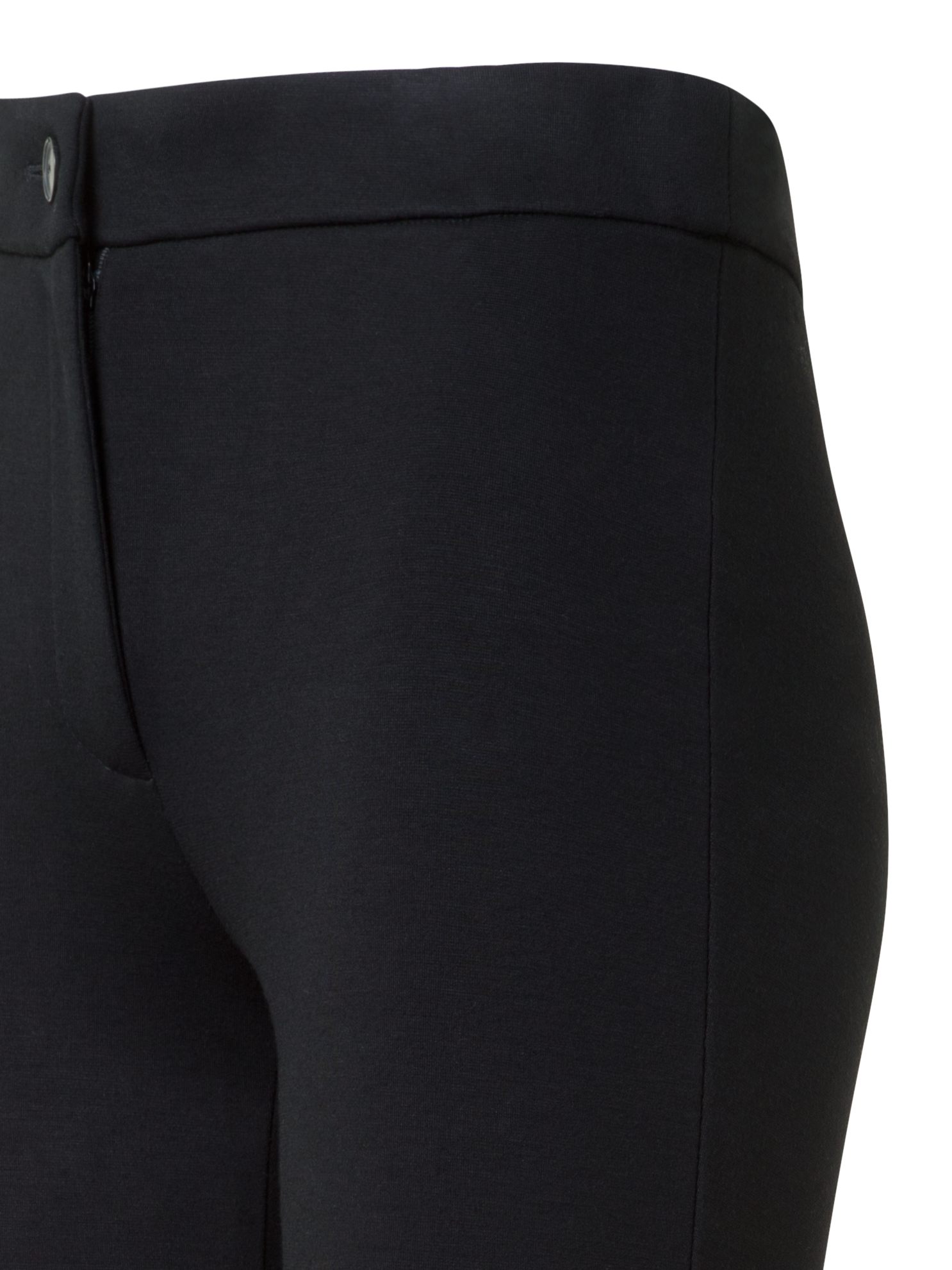 Designer Skinny Leggings aus Stretch-Jersey - Schwarz