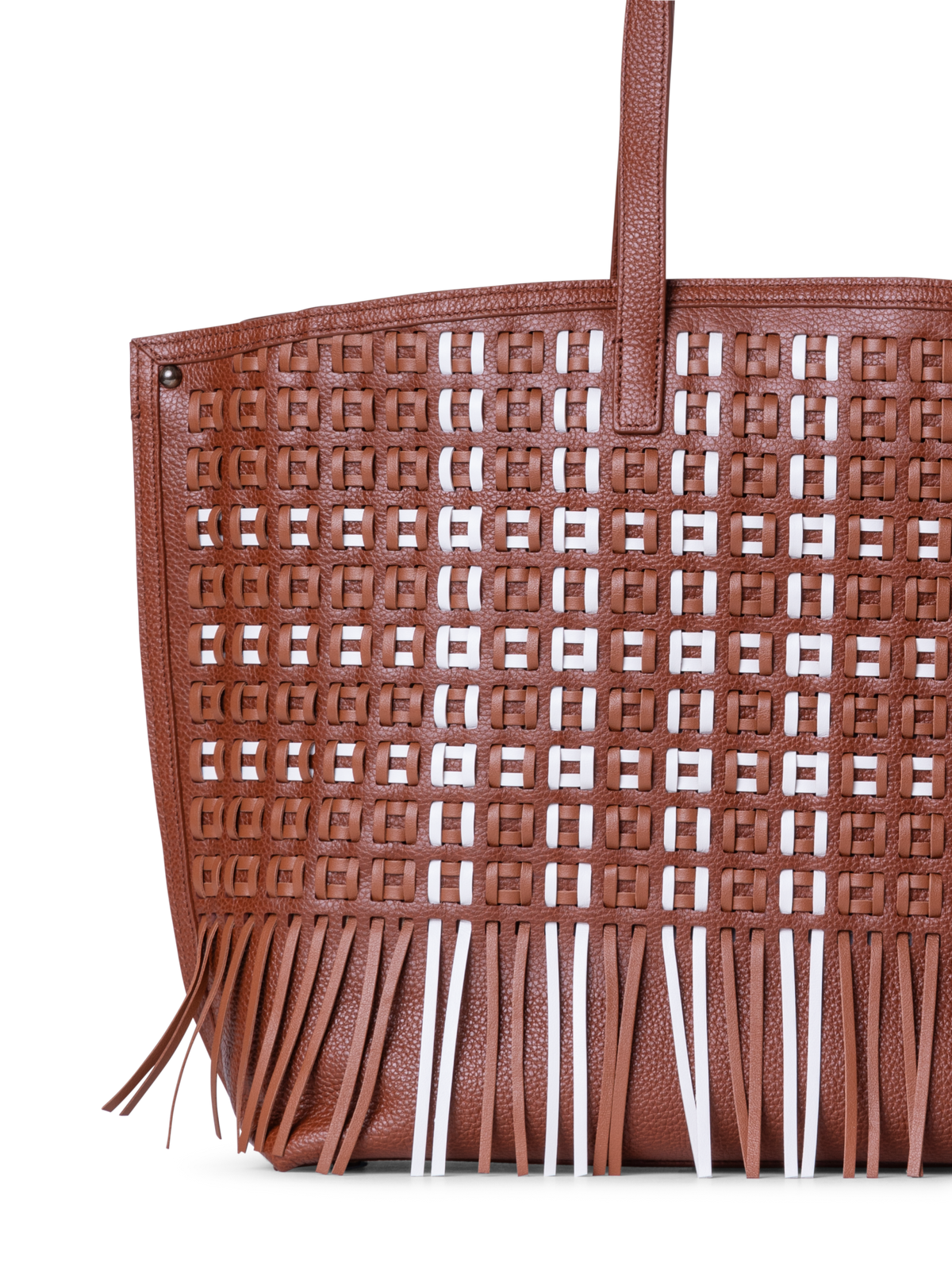 Designer Ai Medium Shoulder Tote - Braun - Bunt