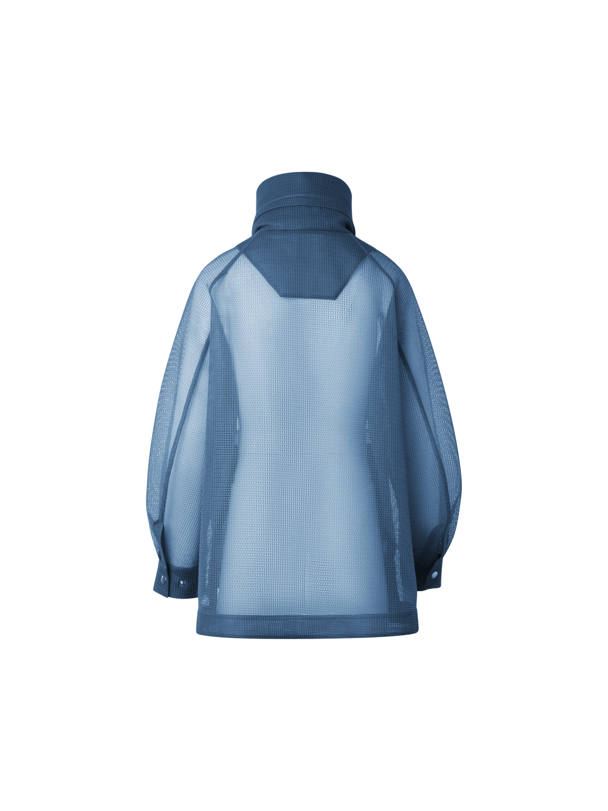 Designer Wasserabweisender Oversize-Parka - Blau