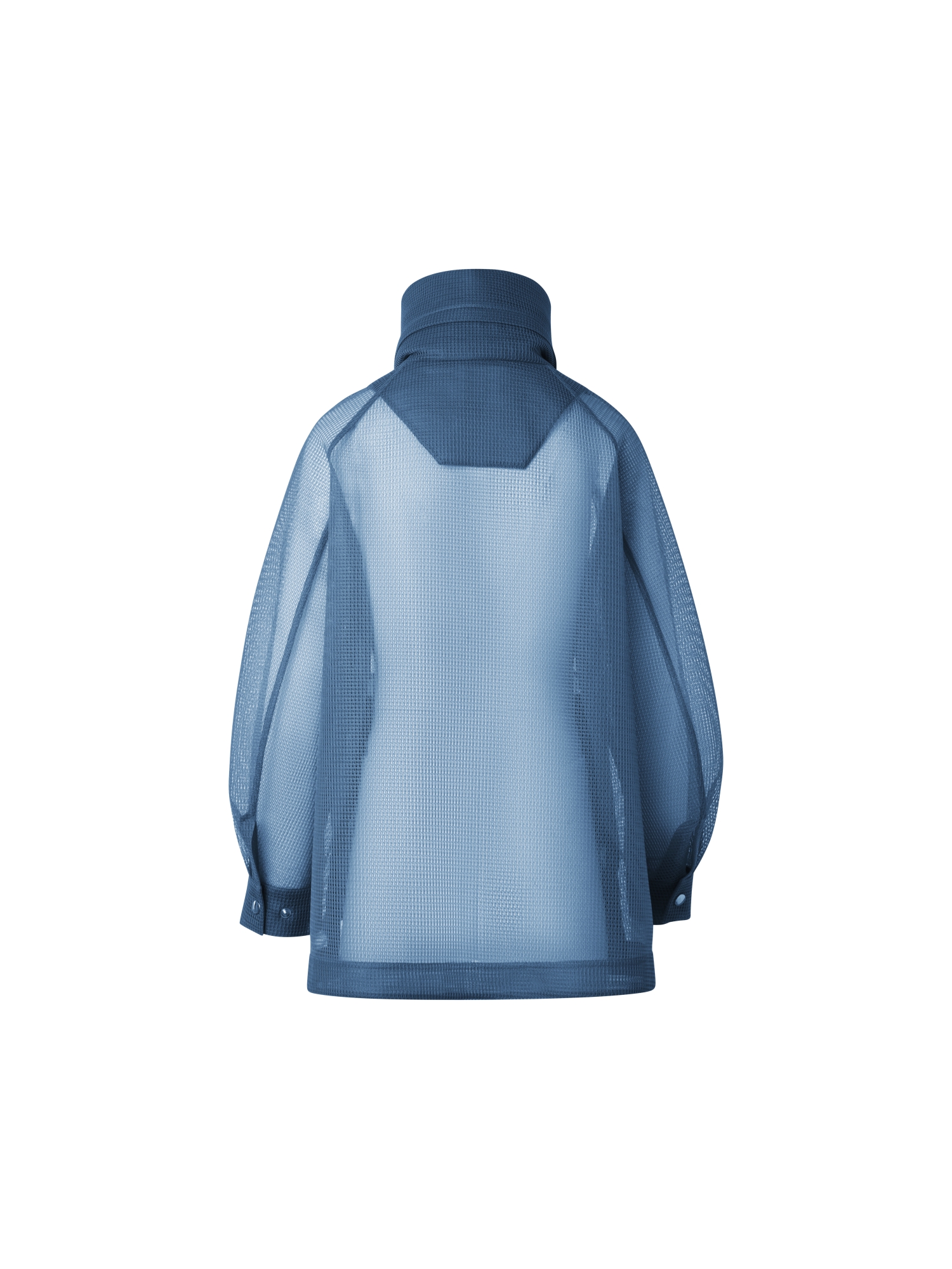Designer Wasserabweisender Oversize-Parka - Blau