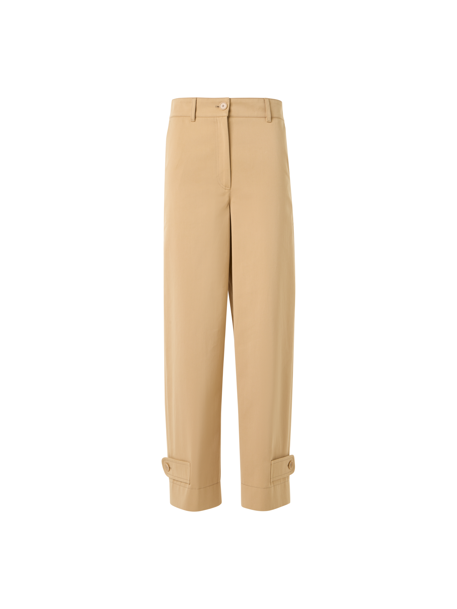 Designer Fraser Hose aus Baumwollgabardine - Beige