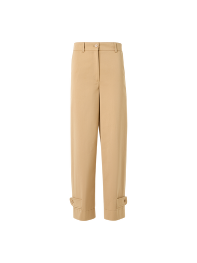Designer Fraser Hose aus Baumwollgabardine - Beige