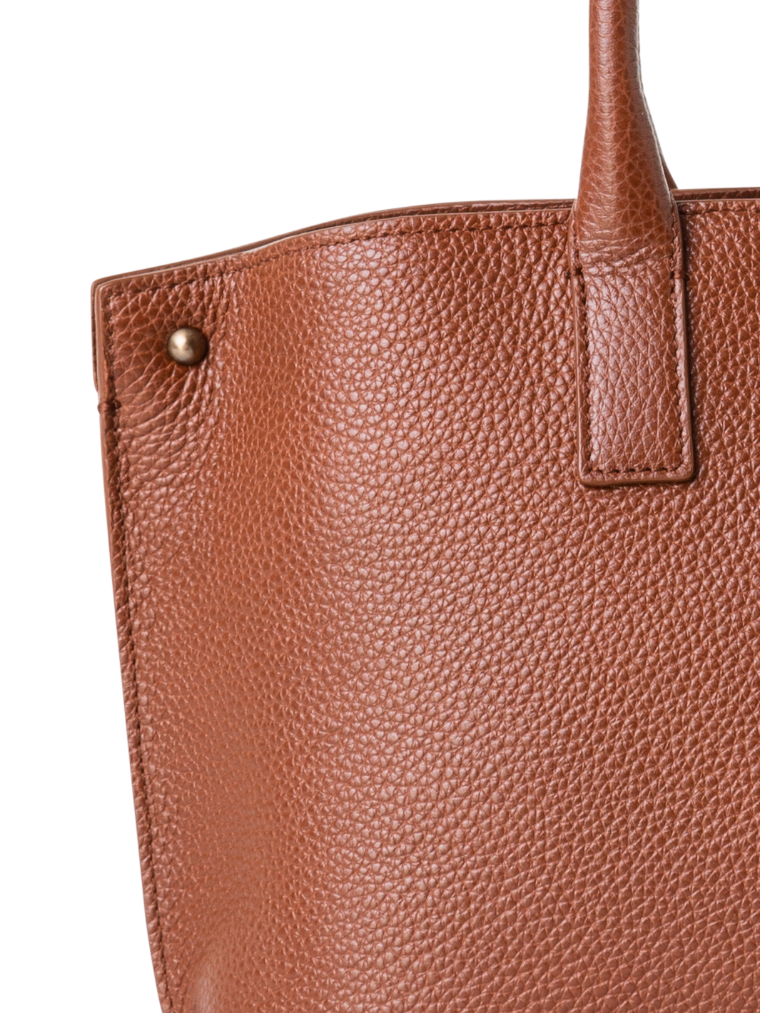 Designer Ai Little Top Handle Tote - Braun