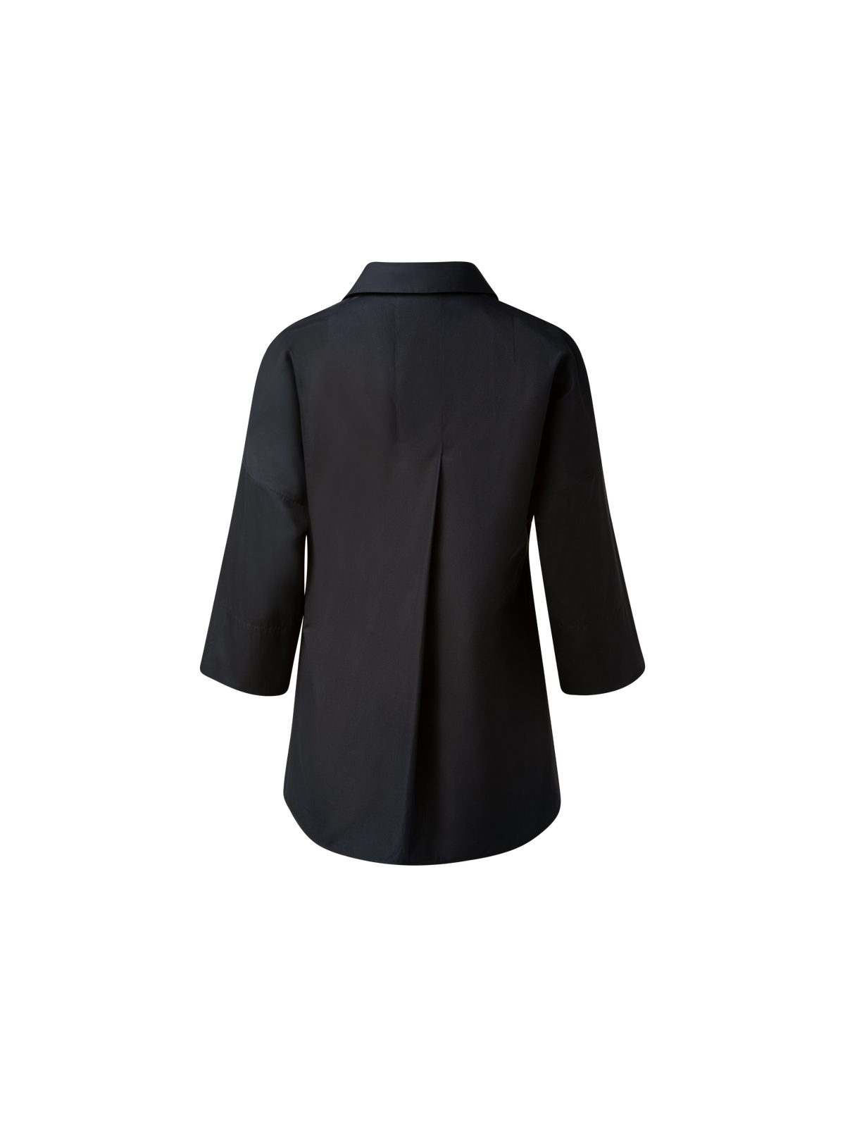 Designer Oversize Bluse aus Baumwolle - Schwarz