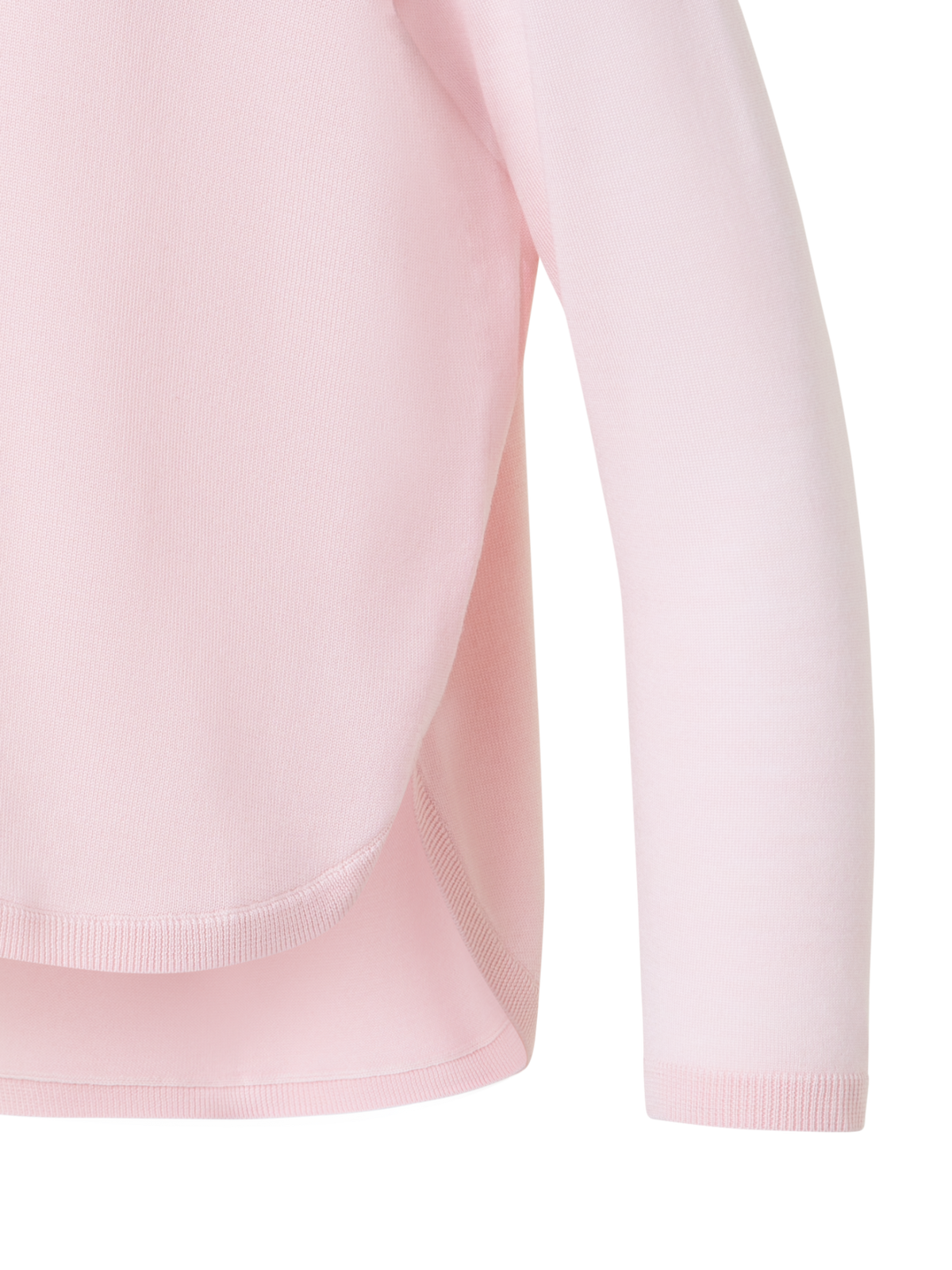 Designer Merino Wool Signature Knit Pullover - Rosa