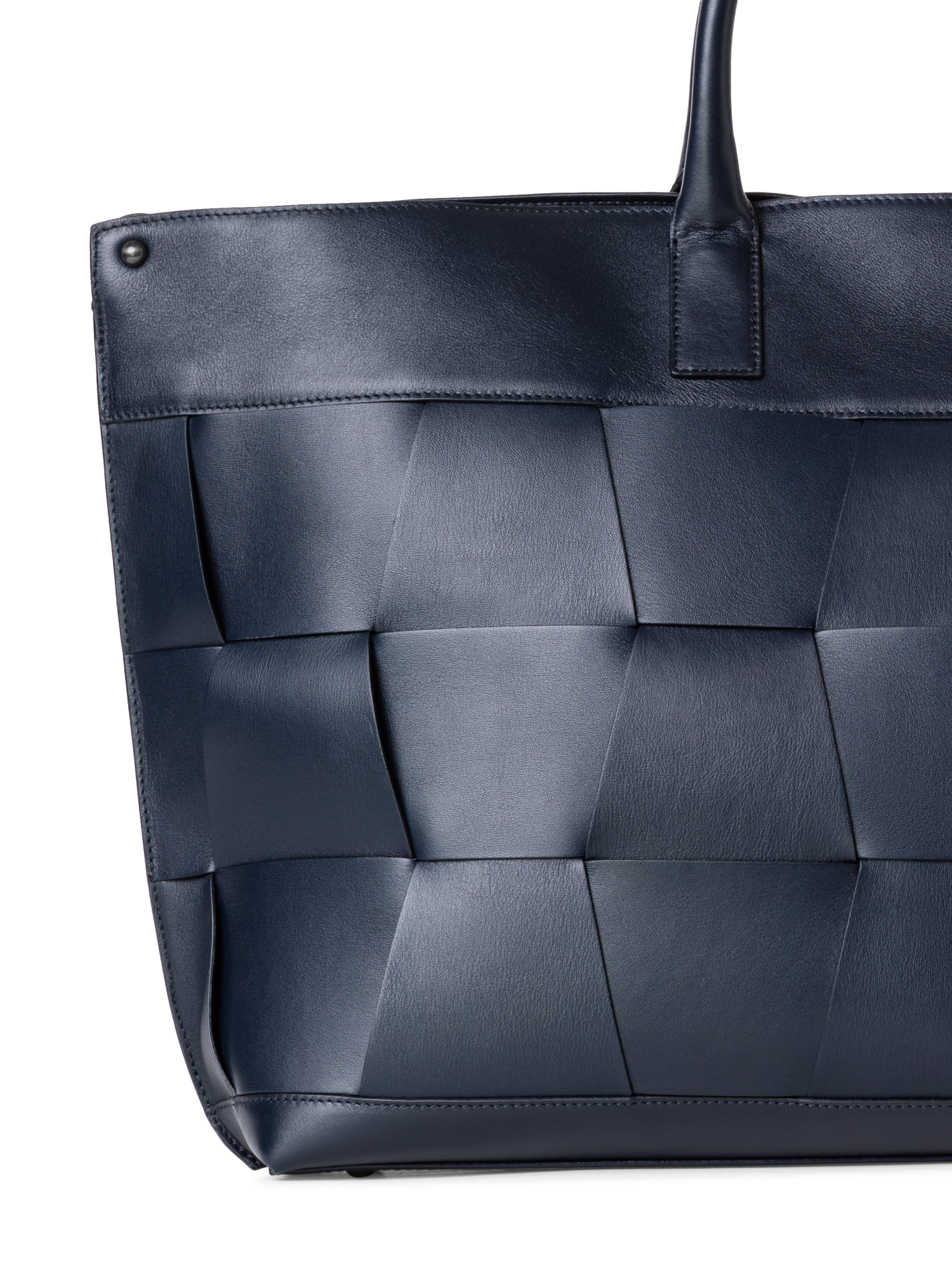 Designer Ai Medium Top Handle Tote - Dunkelblau - Blau