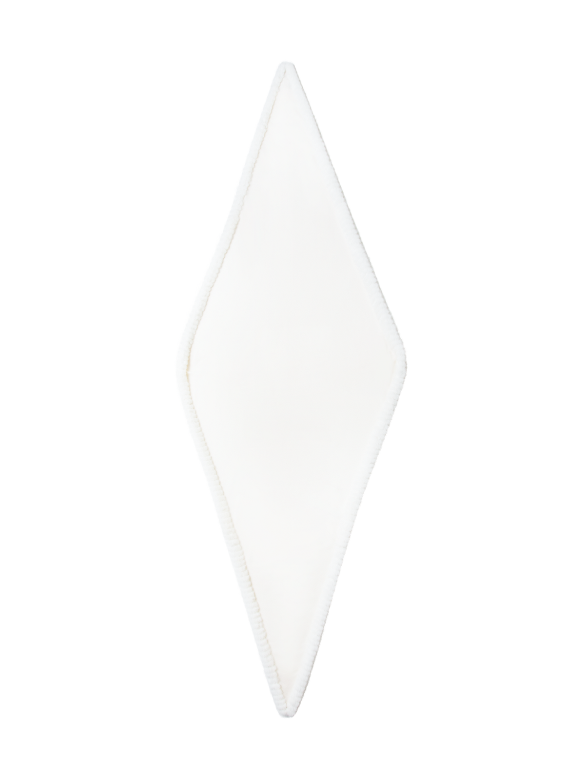 Designer Schal aus Kaschmir-Seide - Ecru