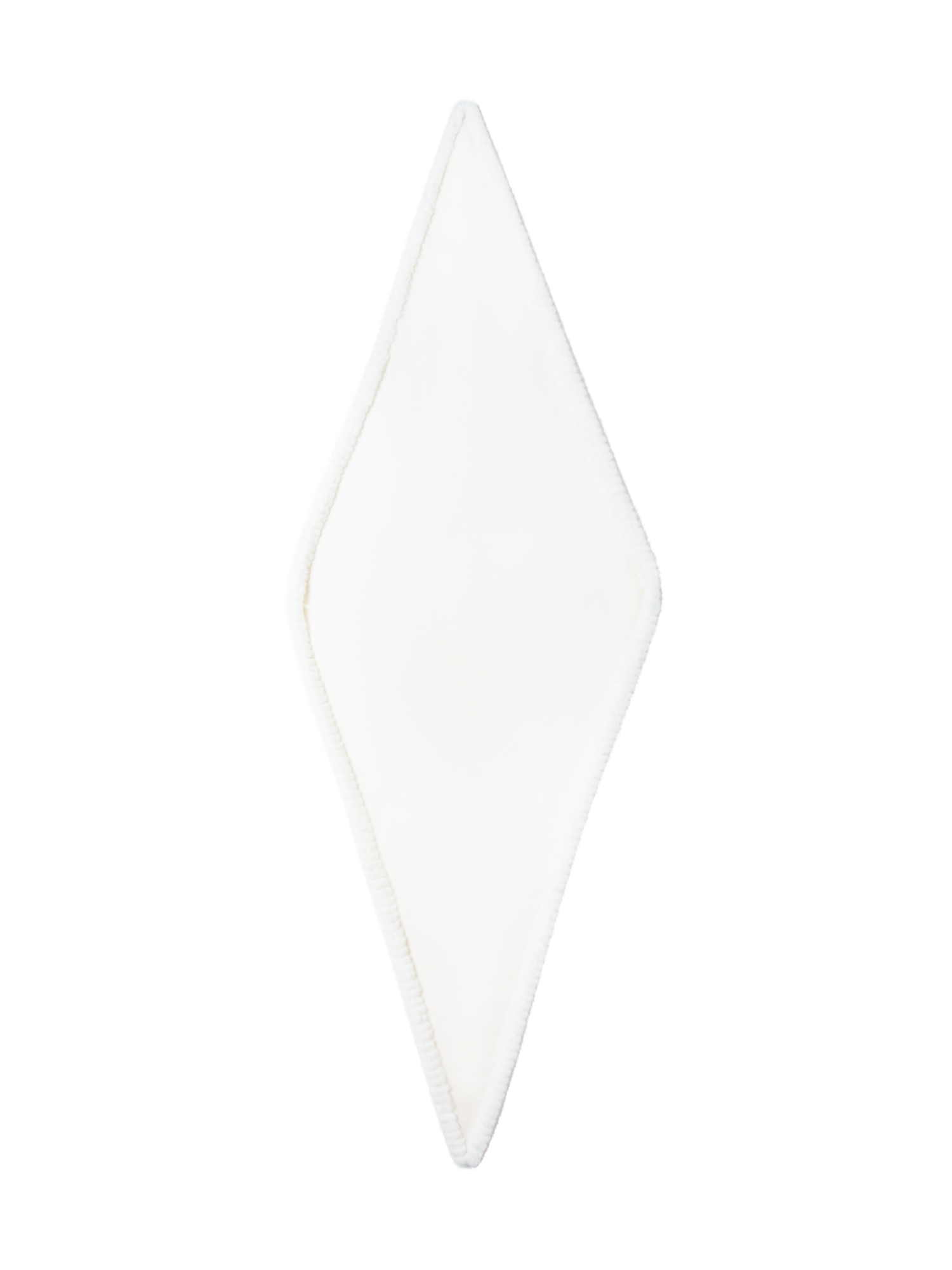 Designer Schal aus Kaschmir-Seide - Ecru