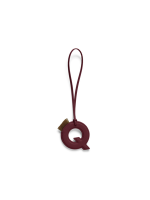 Designer Letter Charm Q