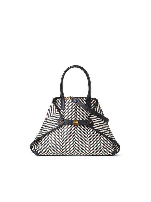 Designer Ai Small Top Handle Tote - Schwarz - Bunt - Weiss