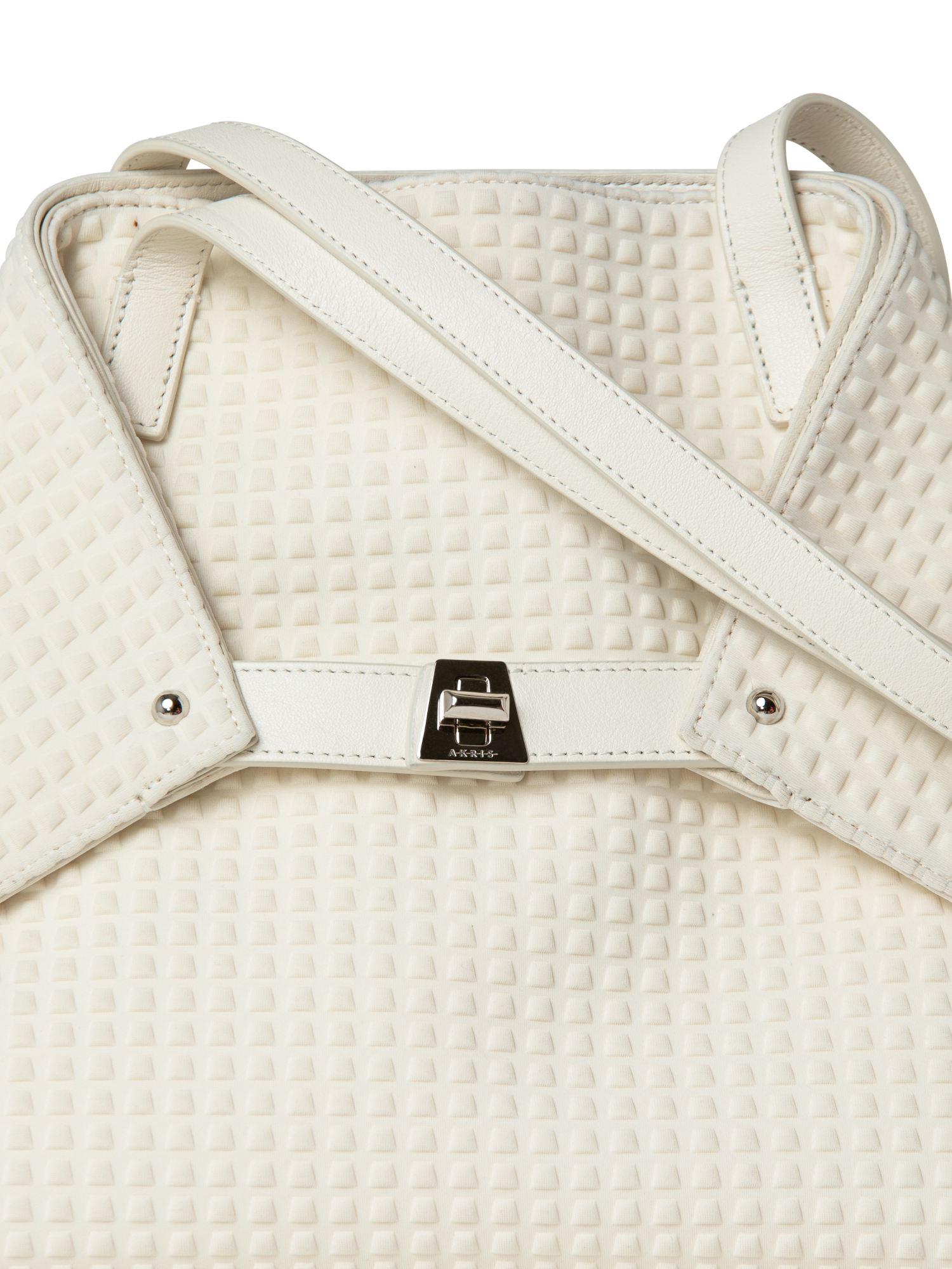 Designer Ai Small Shoulder Tote - Weiss