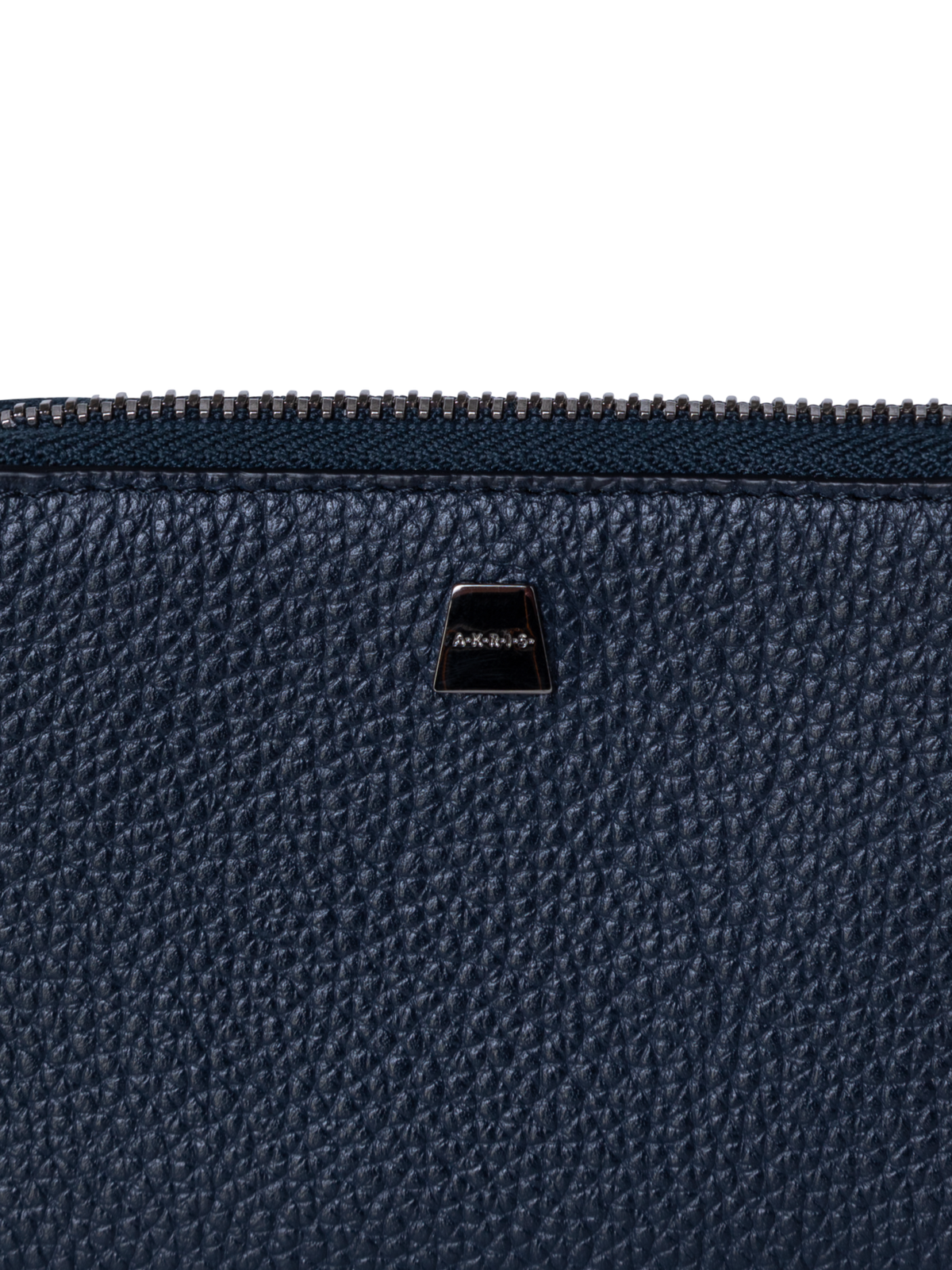 Designer Small Zip Around Wallet - Schwarz - Dunkelblau - Blau