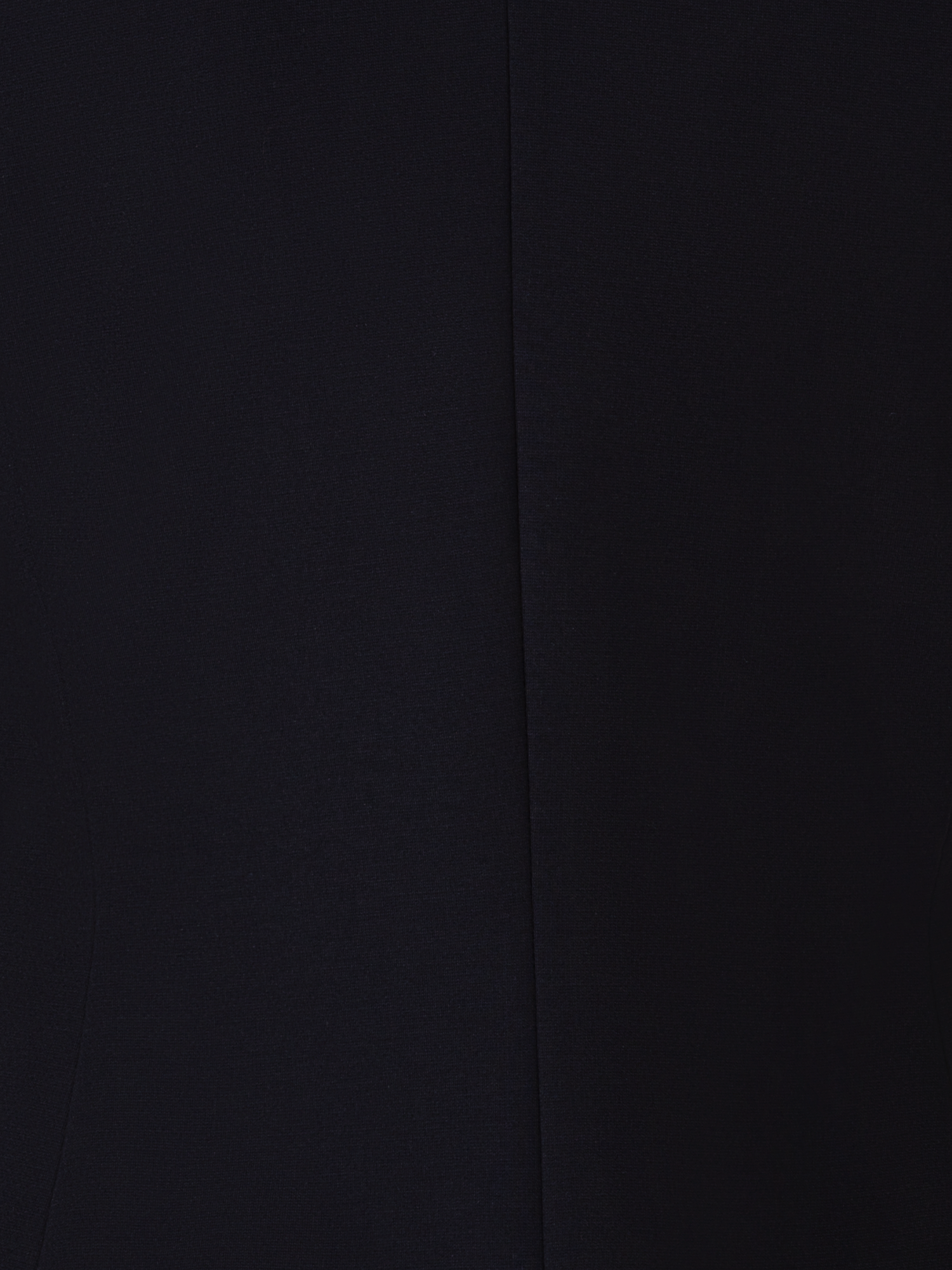 Designer Jersey Blazer mit Faux-Leder-Kragen - Schwarz