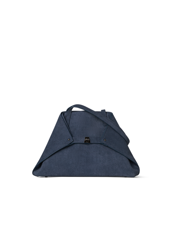 Designer Ai Small Shoulder Tote - Dunkelblau - Blau