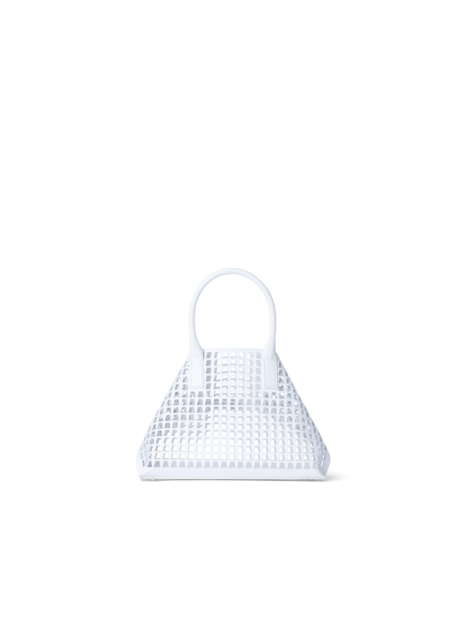 Designer Ai Little Top Handle Tote - Weiss