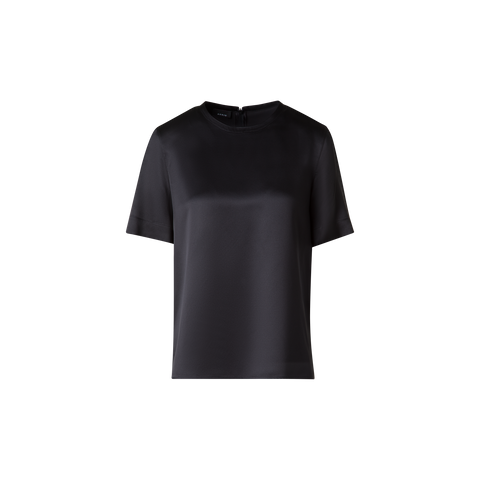 Seidensatin T-Shirt Bluse