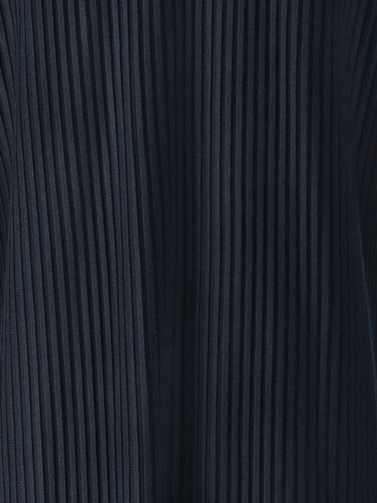 Designer Langer Strickmantel aus Seidenbaumwolle - Schwarz