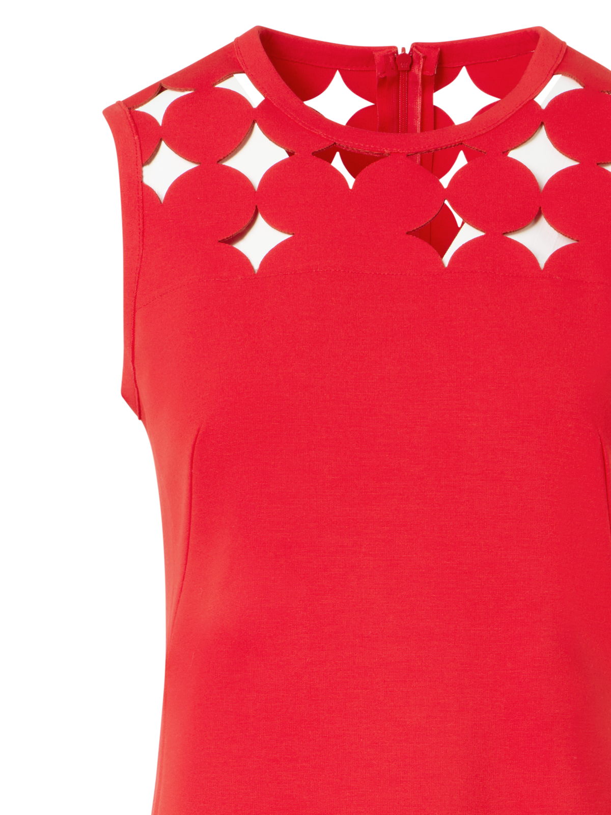 Designer Jerseykleid mit Cut-out Detail