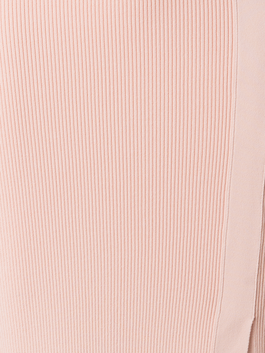 Designer Tailliertes Strickkleid mit Seitenschlitz - Rosa