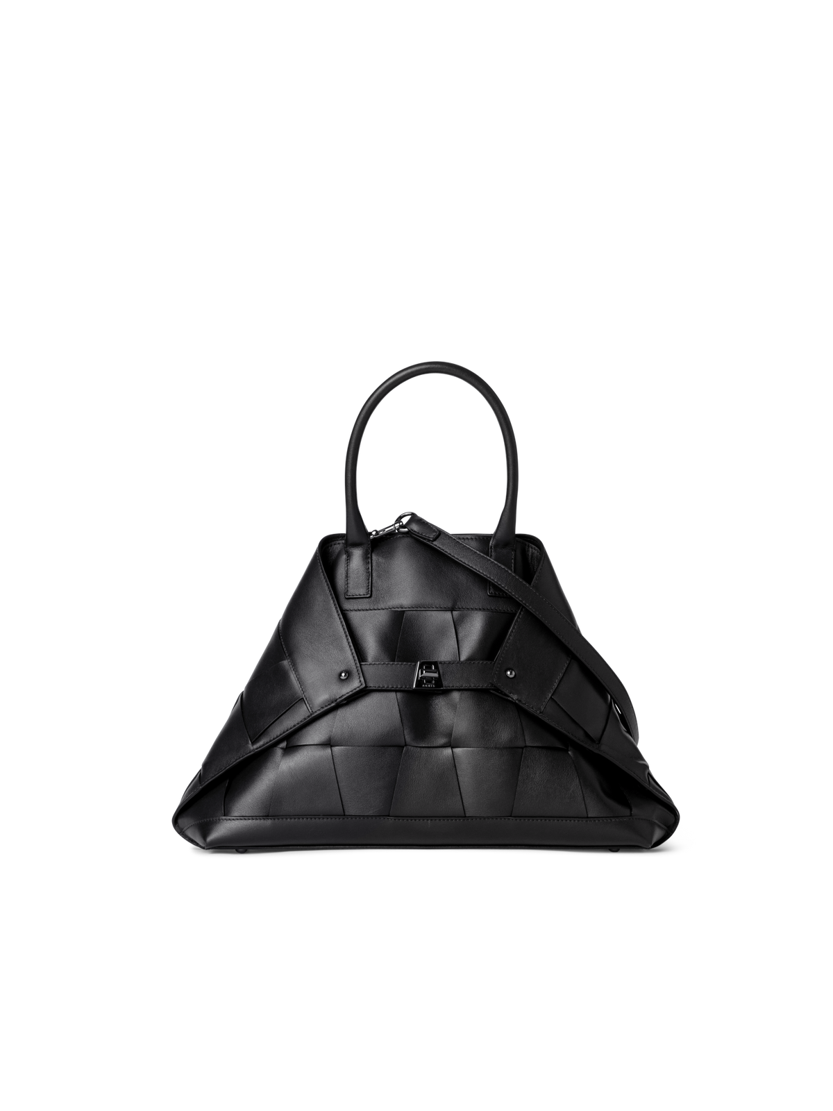 Designer Ai Small Top Handle Tote - Schwarz