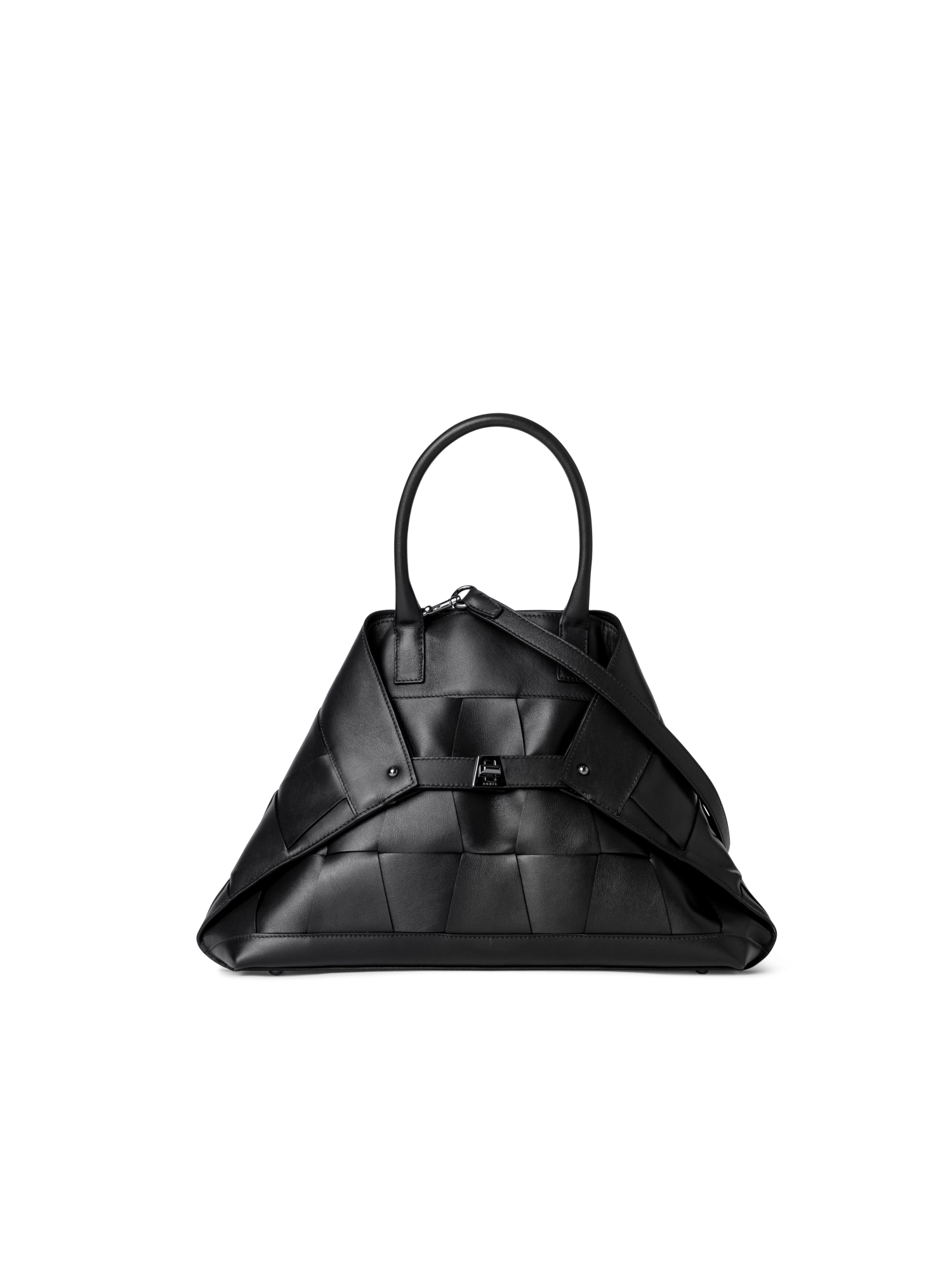 Designer Ai Small Top Handle Tote - Schwarz