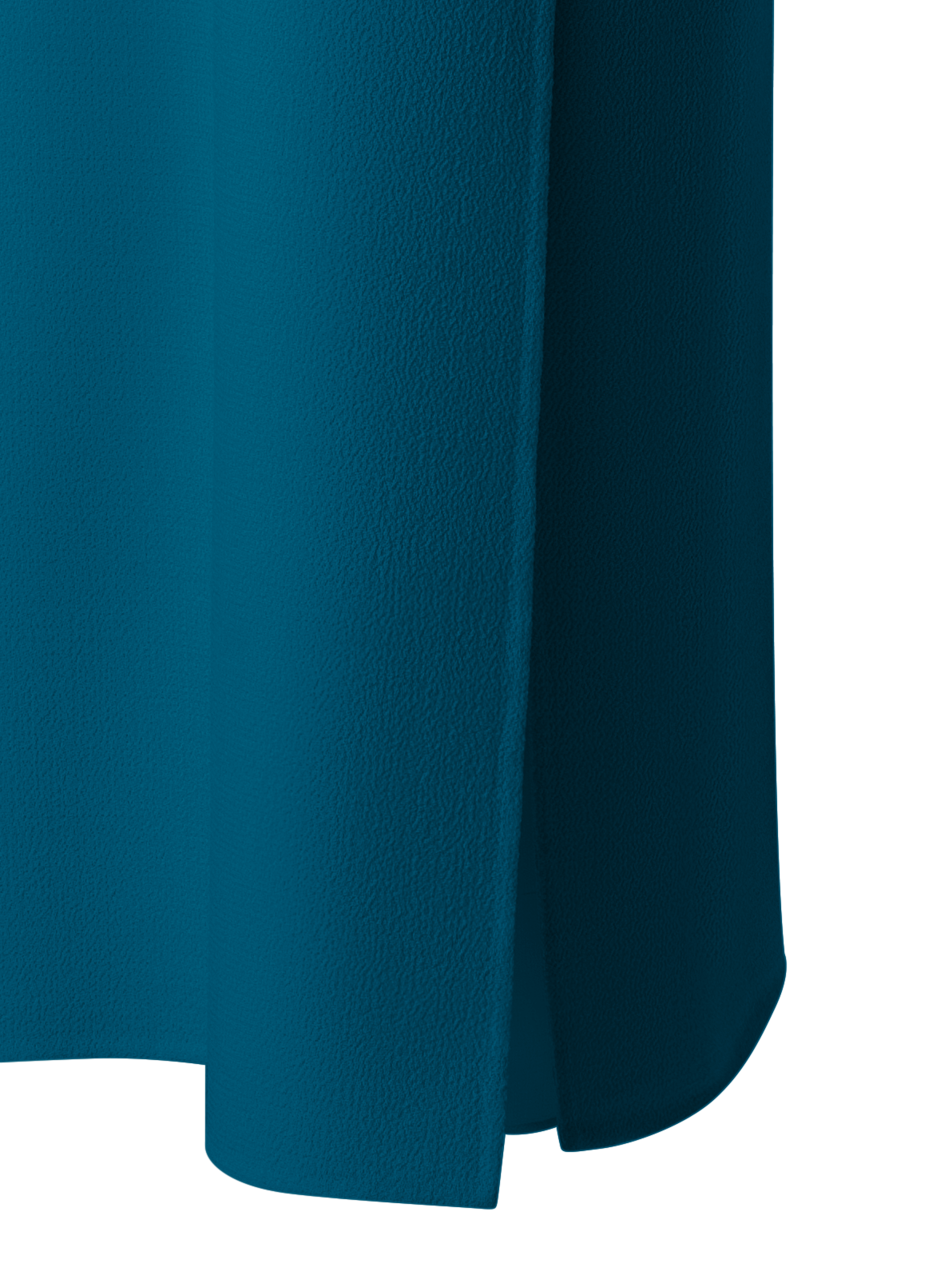 Designer Midi-Etuikleid aus Woll-Doubleface - Grün