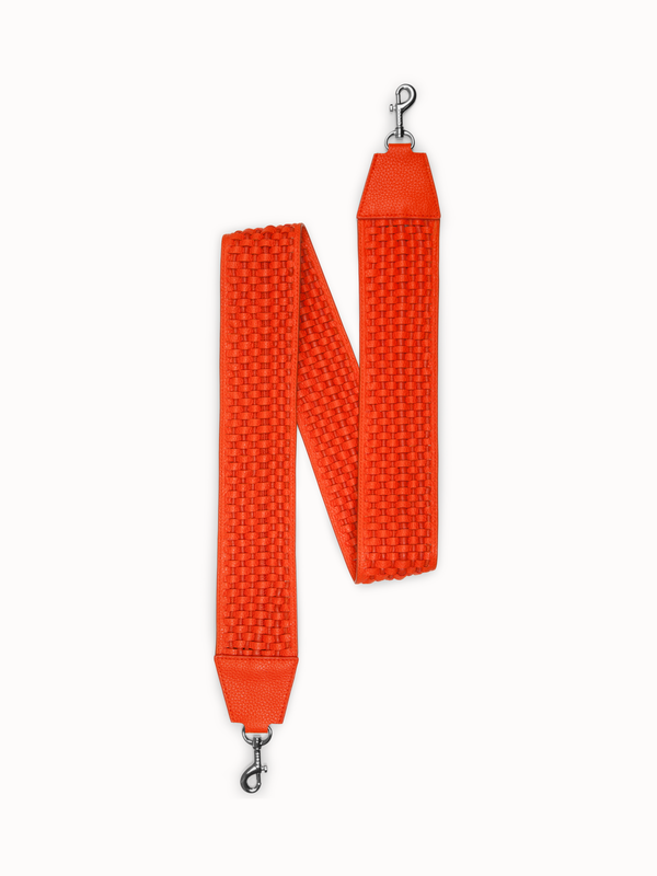 Designer Woven Cervocalf Shoulder Strap - Orange